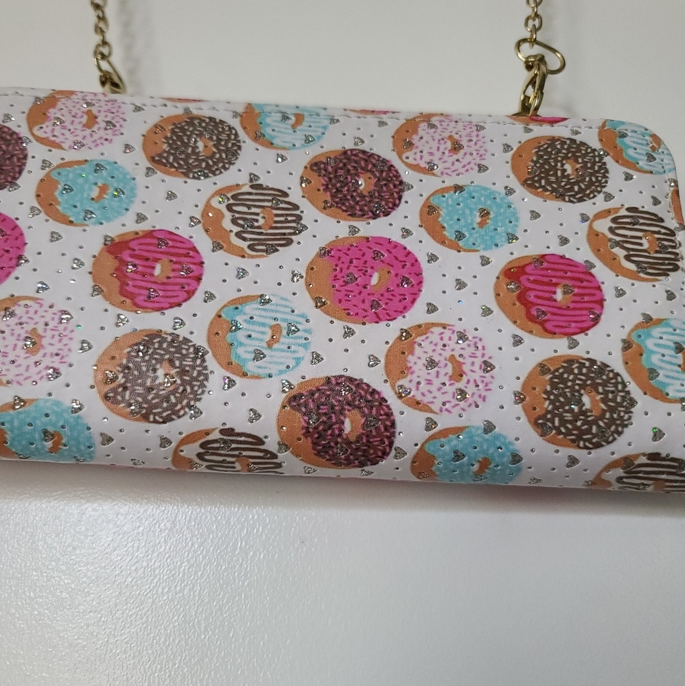 Donut Patterned Wallet purse